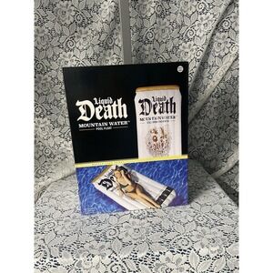 Liquid Death Oversized Inflatable Lounge Float (New)